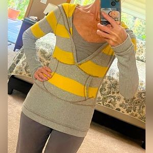 Free People knit hooded sweater